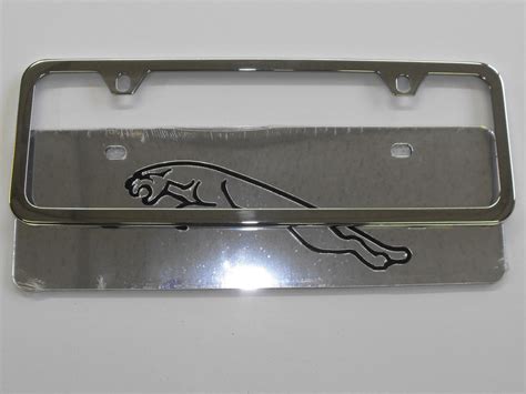 JAGUAR DECORATIVE LICENSE PLATE WITH CHROME FRAME – Classic Auto Spares ...