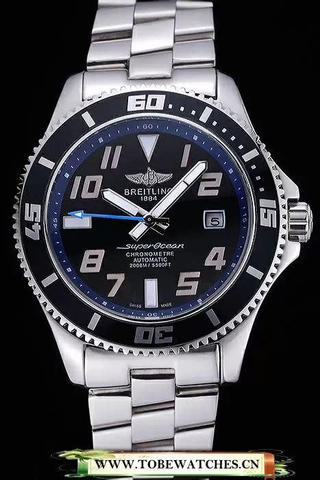 Breitling Superocean 44 Abyss Blue Accents Stainless Steel