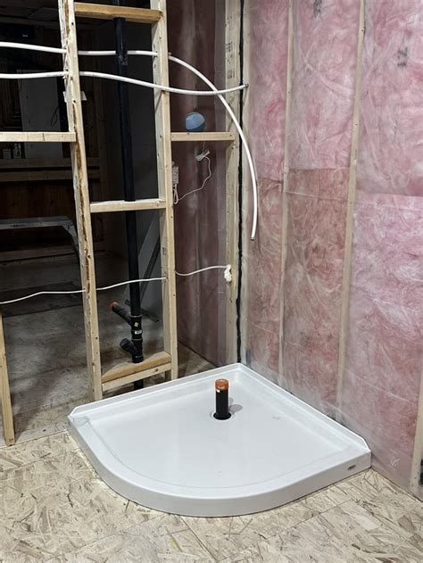 Order of operations when installing a shower kit? : r/DIY