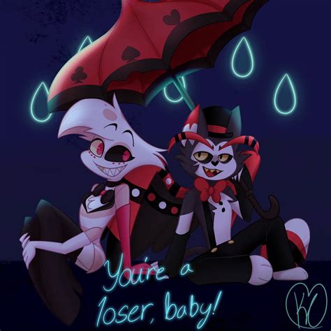 You're a Loser, Baby (Angel and Husk Hazbin Hotel) by DoodleeArtz on ...