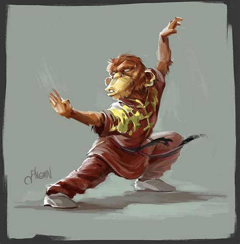 kung fu monkey sketch by Kostya-PingWIN on DeviantArt | Kung fu, Monkey art, Martial arts