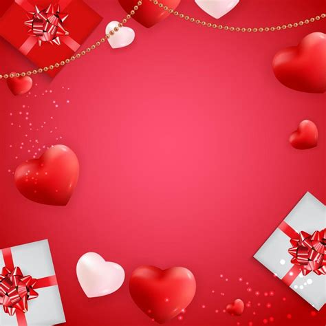 Valentine's Day Love and Feelings Background Design. Vector ...