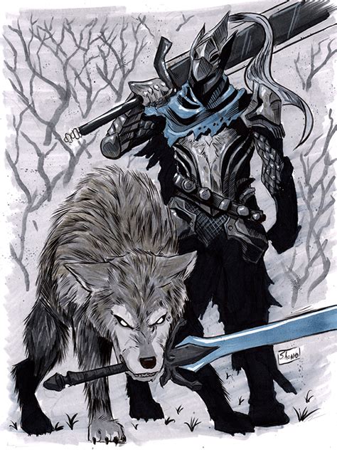 Dragon*Con 2016 sketches: Sif and Artorias – Make Comics Not Excuses