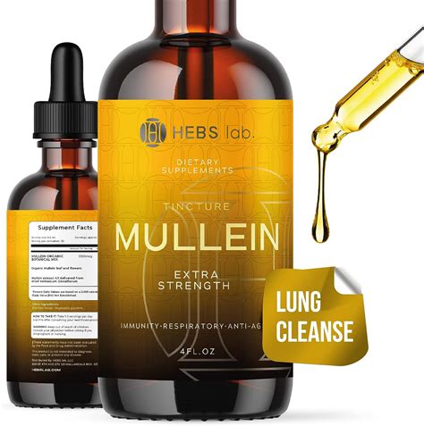 Mullein Leaf Extract - Organic Lung Cleanse - Bermuda | Ubuy