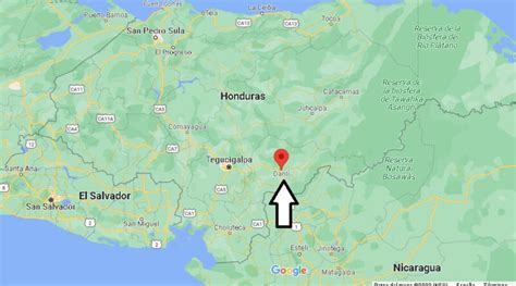 ¿Dónde está Danlí Honduras? Mapa Danlí - ¿Dónde está la ciudad?