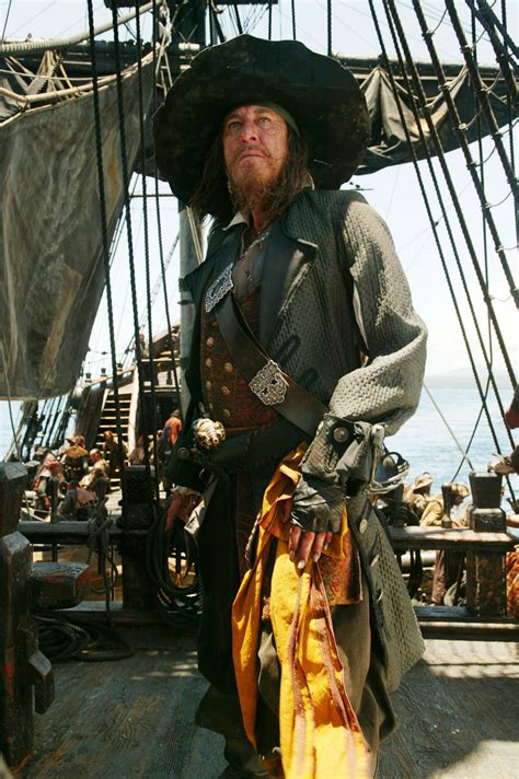 Geoffrey Rush as Captain Barbossa | Pirates of the caribbean, Hector barbossa, Pirates