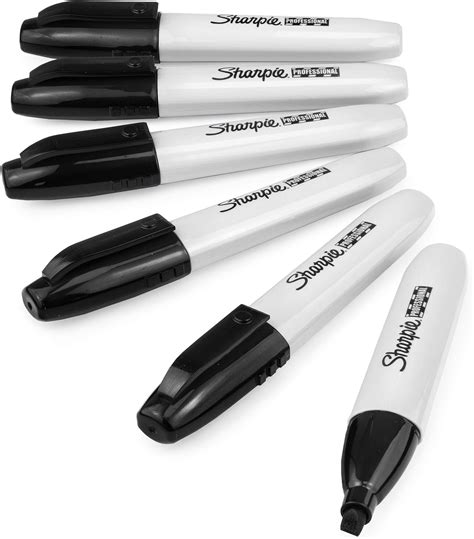 Sharpie Professional Permanent Marker - Chisel Tip - Black - Pack of 12 ...