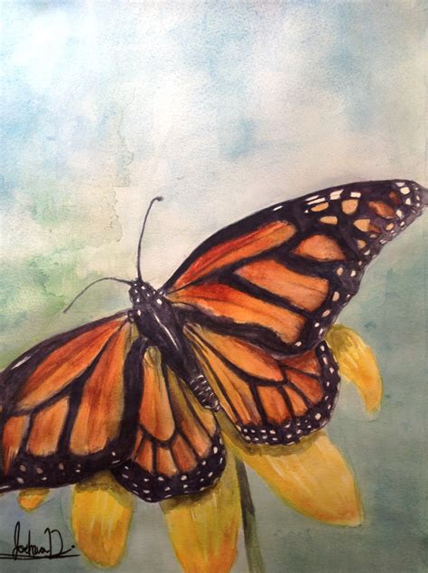 Realistic Butterfly Painting at PaintingValley.com | Explore collection of Realistic Butterfly ...