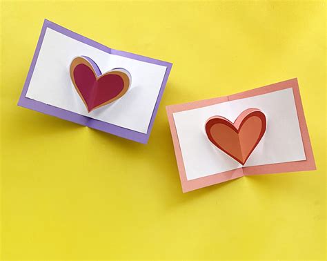 DIY Pop Up Valentine Card * Moms and Crafters