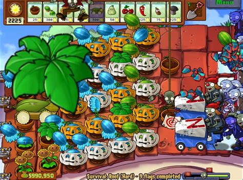 Image - Survival Roof(Hard) 4.JPG | Plants vs. Zombies Wiki | FANDOM powered by Wikia