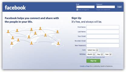 Facebook Sign up: create a Facebook account or get a new profile