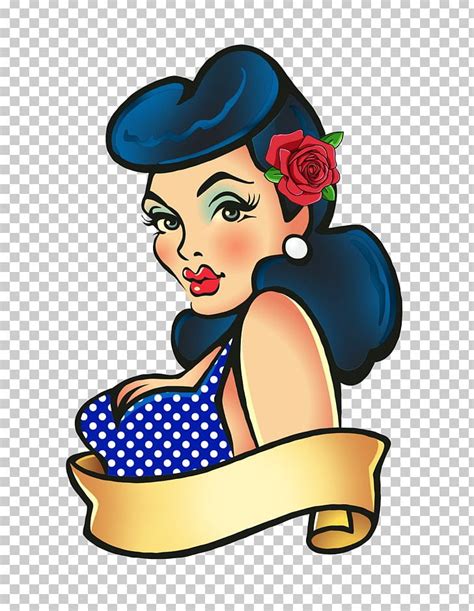 Pin-up Girl Old School (tattoo) Flash PNG, Clipart, Art, Artwork, Blackandgray, Comic, Fashion ...