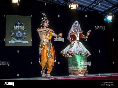 The Manipuri Dance or Manipuri Raas Leela, classical dance of Manipur, India, Asia Stock Photo ...