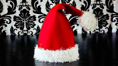 How to Make a Santa Hat - YouTube