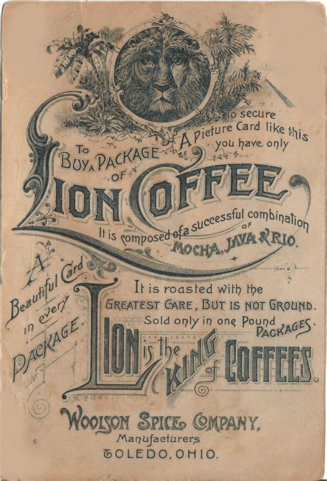 Vintage Lion Coffee Ad | Vintage Lion Coffee advertisement, … | Flickr
