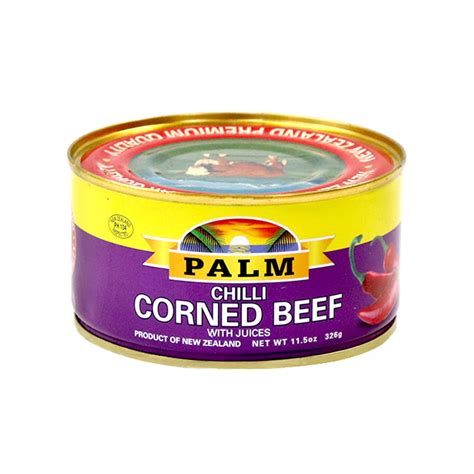 PALM Corned Beef w/ Natural Juice – Chilli 326g – Federated Distributors, Inc.