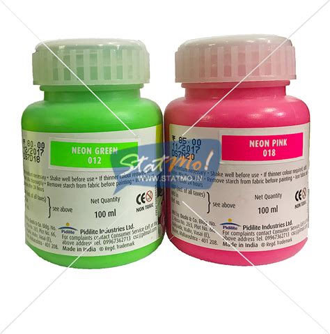 Pidilite Fevicryl Acrylic Neon Colour 100ML – StatMo.in – the largest online Stationery Store