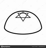 Yarmulke Coloring Pages sketch template