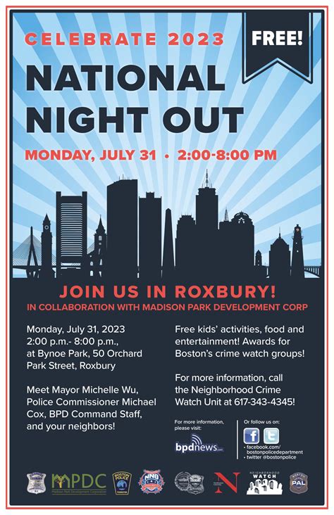 National Night Out 2023 (FREE!) - Madison Park Development Corporation