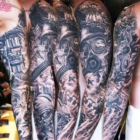 War sleeve tattoo by Qtattoo Lee | Post 12931 | Military tattoos, Sleeve tattoos, Soldier tattoo