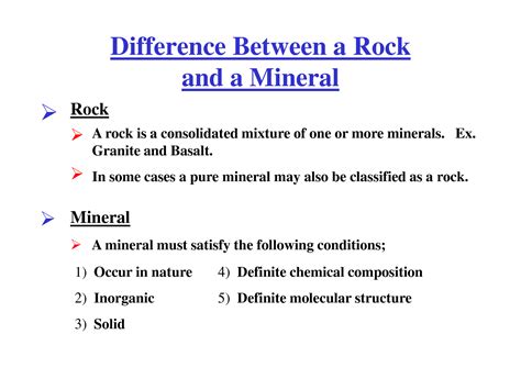 Difference between a rock and a mineral | Pure minerals, Minerals, Rocks and minerals