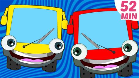 Wheels On The Bus Song + More Kids Songs By HooplaKidz - YouTube