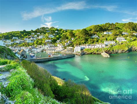 Polperro harbour, Cornwall Photograph by Justin Foulkes - Fine Art America