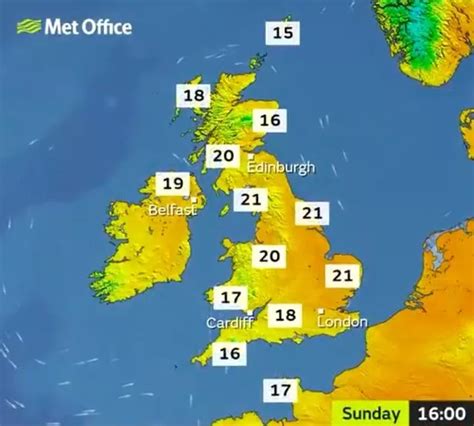 Uk Weather Map For Tomorrow - Dorisa Josephina