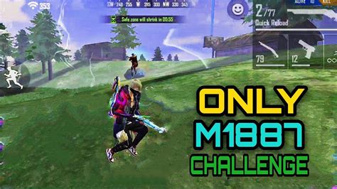 Free Fire Only M1887 Challenge Gameplay Two M1887 Challenge Gameplay Tips and Tricks Garena ...