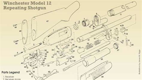 Winchester Shotgun Parts Diagram