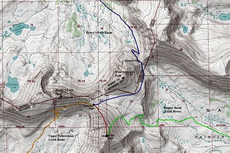 Kings Peak North Map : Photos, Diagrams & Topos : SummitPost