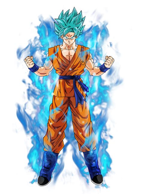 Goku super saiyan blue by BardockSonic on DeviantArt