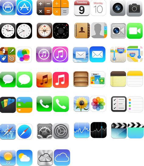 15 IPad IOS 7 App Icons Images - iPhone App Icon iOS 7, Download iOS 7 ...