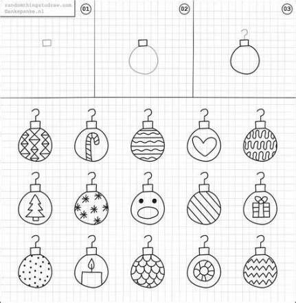 Drawing christmas ornaments 41 Ideas | Easy christmas drawings, Xmas drawing, Ornament drawing