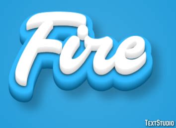 Fire Text Effect and Logo Design Word