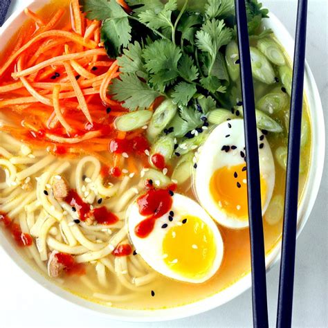 Homemade Chicken Ramen Noodle Bowls Recipe - EatingWell