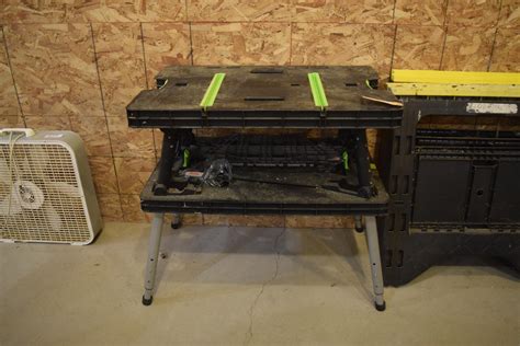 Lot - Keter Workbench w/Adjustable Legs