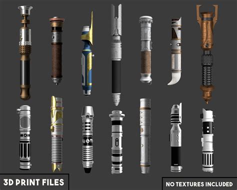 Jedi Fallen Order 14 Lightsaber Collection - 3D Printable | CGTrader