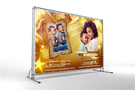 Birthday celebration banner design on Behance