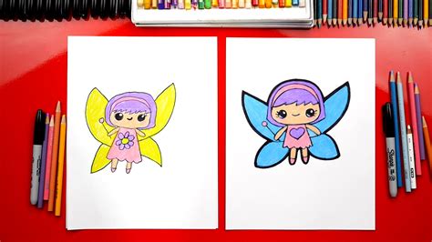 How To Draw A Cute Fairy - Art For Kids Hub