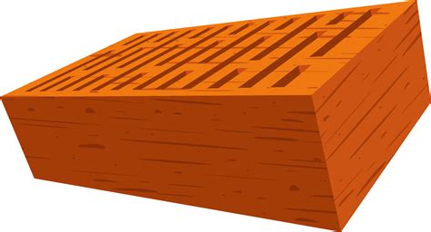 Brick for wall construction clipart illustration 9383389 PNG