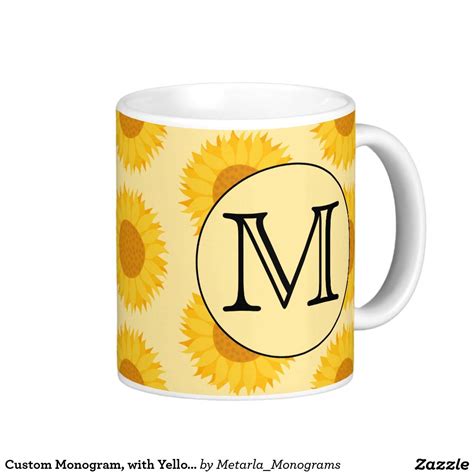 Create your own Mug | Zazzle.com | Mugs, Custom monogram, Monogram coffee mug