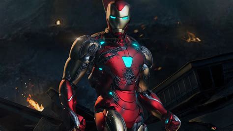 Iron Man Suit. 4K wallpaper download