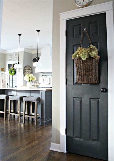 The (surprising) color every room needs ... | Black interior doors, Doors interior, French doors ...