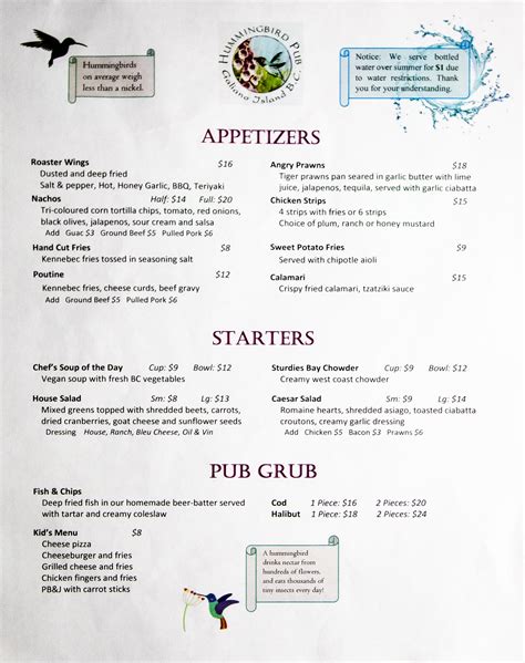 Hummingbird360Menu_1 – Hummingbird Pub & Restaurant