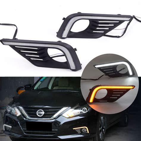 For Nissan Altima 2016-2017 Exact Fit Switchback LED DRL Lights w/ Turn ...