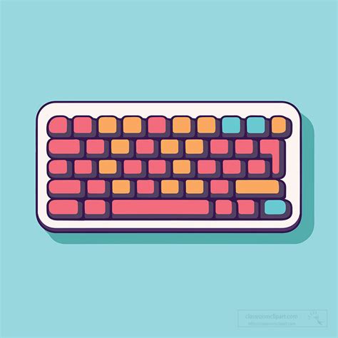 Icons-keyboard icon style clip art