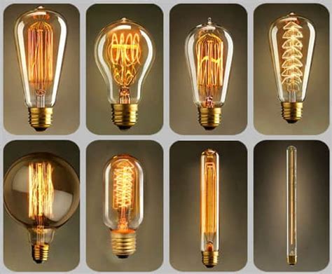 Tungsten Edison Bulbs Incandescent Bulbs (Various Designs – Series A ...