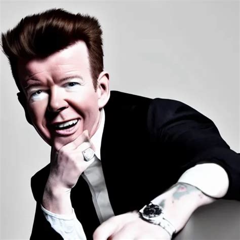 Rick astley with a qr code instead of a face | Stable Diffusion | OpenArt