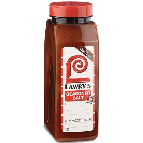 Lawry's Seasoned Salt 40 oz ORIGINAL food meat spice seasoning bulk NO MSG cook #Lawrys # ...